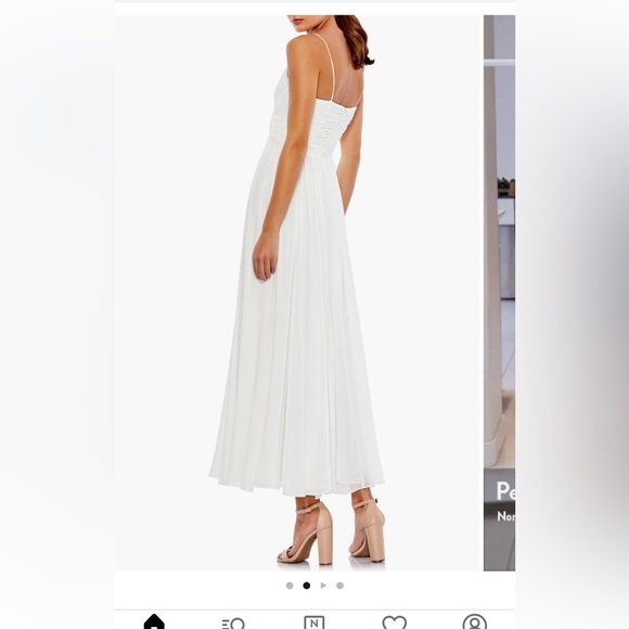 IEENA for MAC DUGGAL FAUX WRAP DRESS - Picture 3 of 4